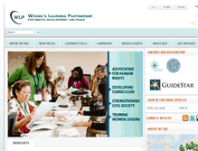 Tablet Screenshot of learningpartnership.org